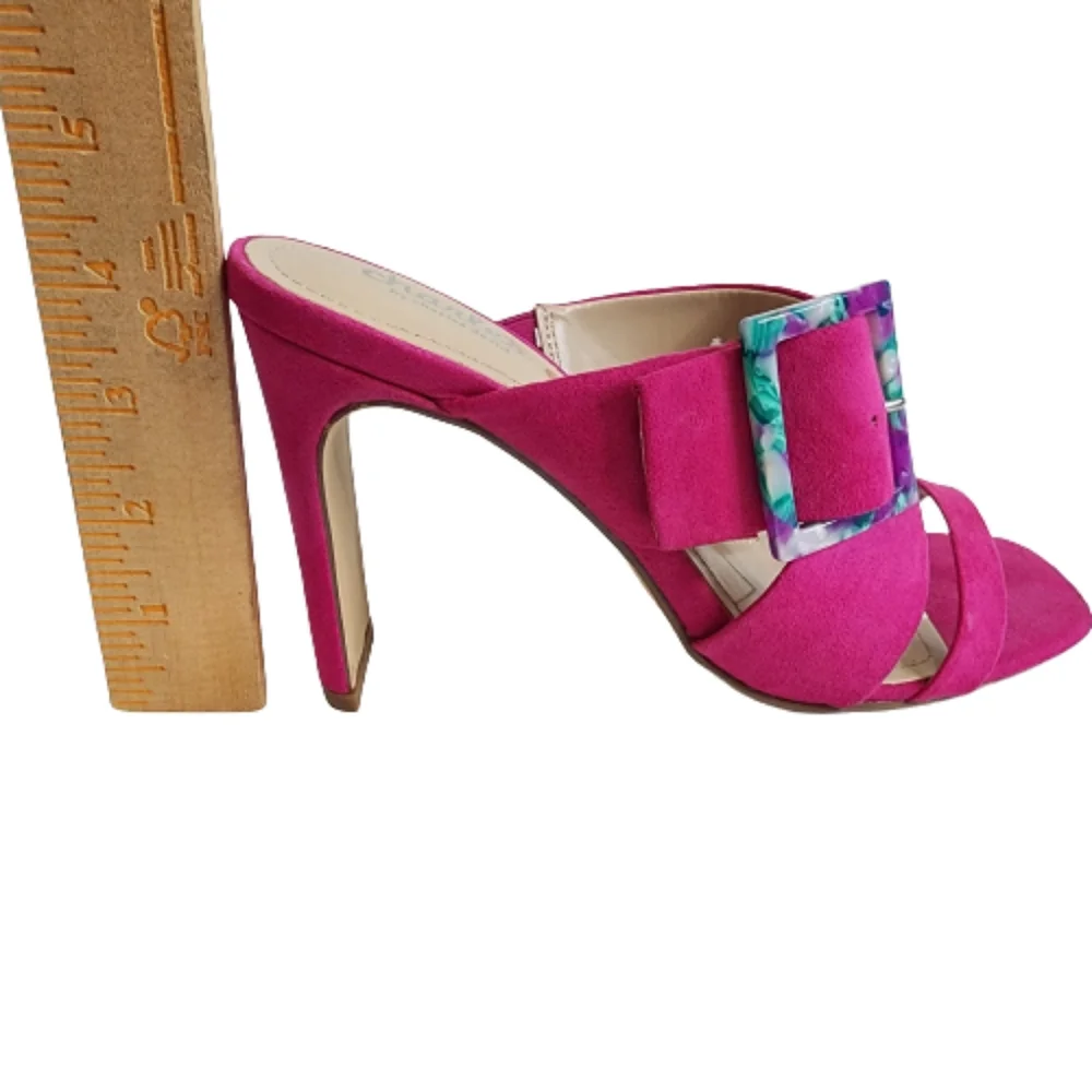 Charles by Charles David Gleam Slide‎ Sandal Size 7.5 Magenta